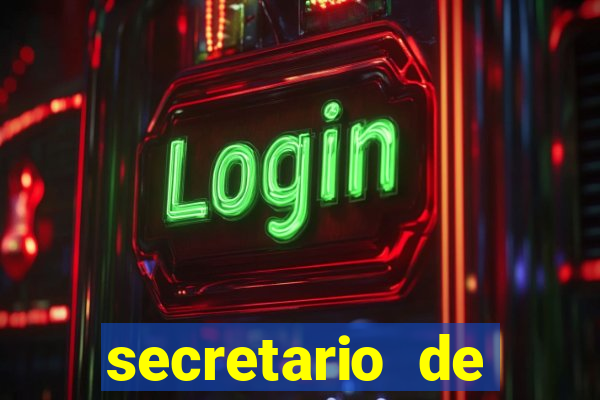 secretario de esporte salario